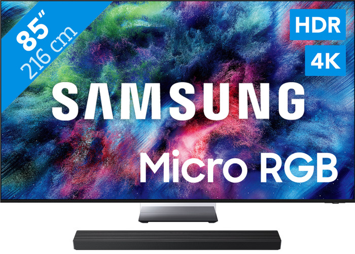 Samsung Micro RGB 85" R95H (2026) + Samsung HW-QS90H (2026) Main Image