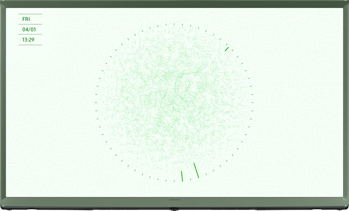 Samsung The Serif Ivy Green 43LS01D (2024) voorkant