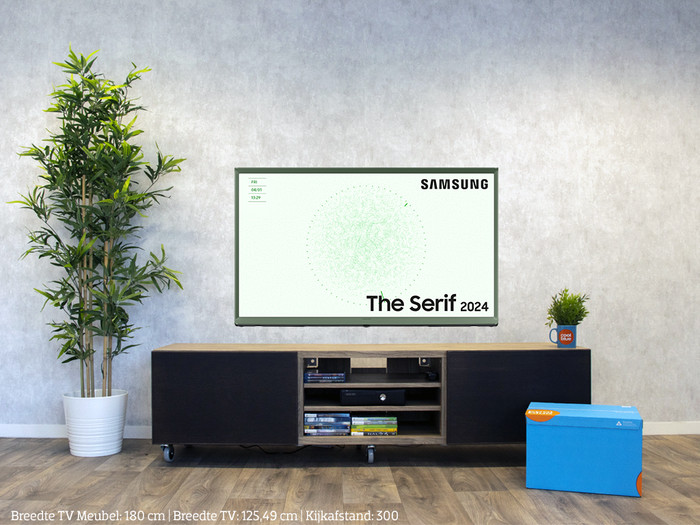 Samsung The Serif Ivy Green 55LS01D (2024) visual Coolblue 1