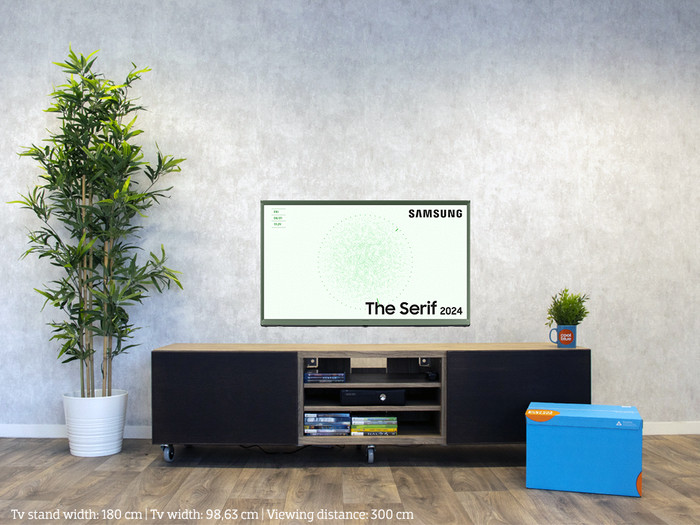 Samsung The Serif Ivy Green 43LS01D (2024) visual Coolblue 1