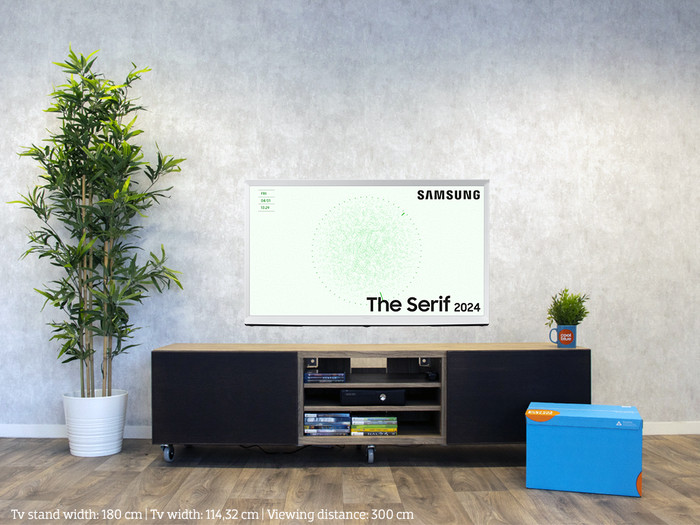 Samsung The Serif Cloud White 50LS01D (2024) visual Coolblue 1