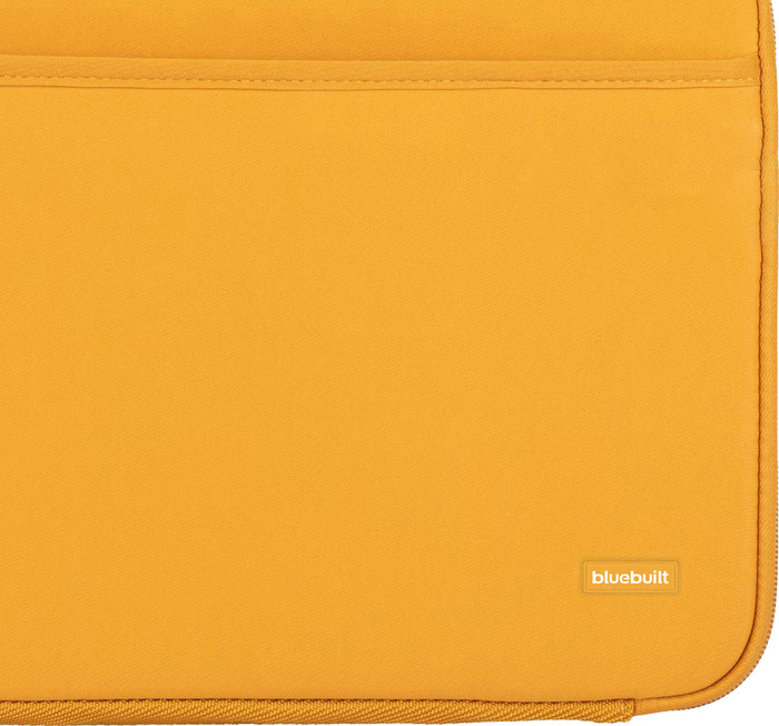BlueBuilt Laptop Sleeve Width 33cm 14 inches S Yellow detail