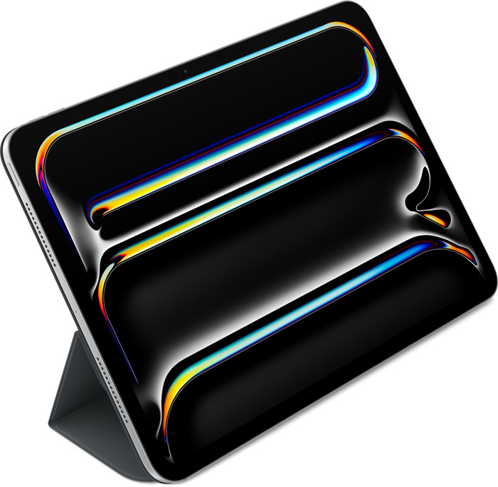 Apple Smart Folio iPad Air 13 inch (2025/2024) Houtskoolgrijs product in gebruik