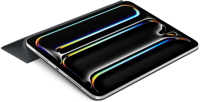 Apple Smart Folio iPad Air 13 inch (2025/2024) Houtskoolgrijs product in gebruik