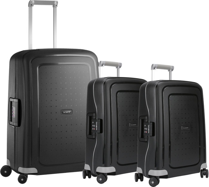 Samsonite S'Cure Spinner 69 + 55 + 55 cm Black Kofferset Main Image