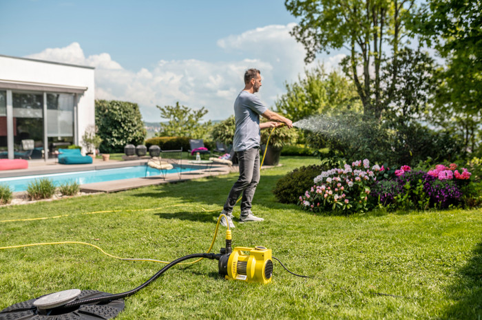 Kärcher BP 4.500 Garden product in gebruik