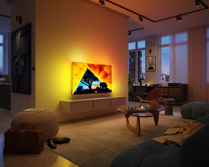 Philips 65OLED759 - Ambilight (2024) product in gebruik