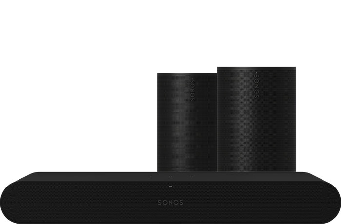 Sonos Ray Zwart +  Era 100 SL Duopack Zwart Main Image