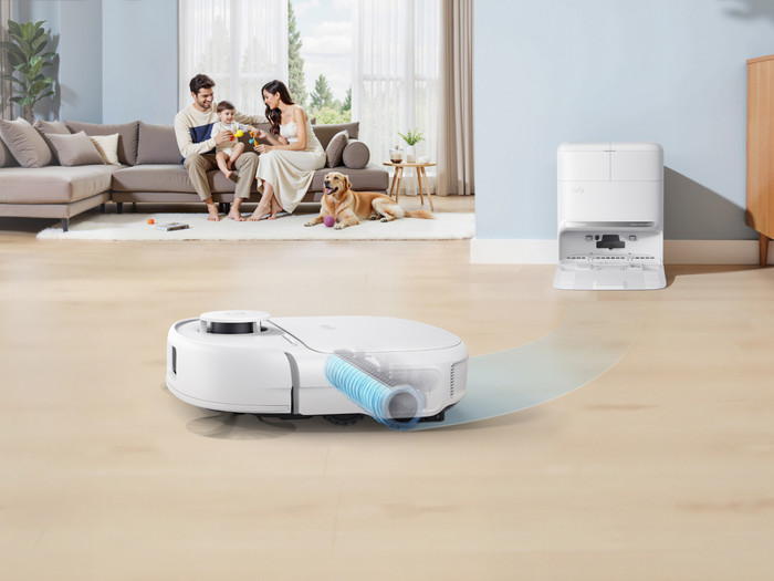 Eufy Omni C28 Wit product in gebruik