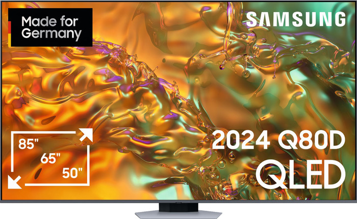 Samsung QLED GQ75Q80DAT (2024) vorne
