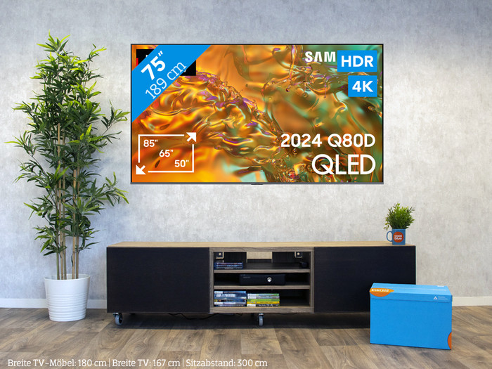 Samsung QLED GQ75Q80DAT (2024) visuelles Coolblue 1