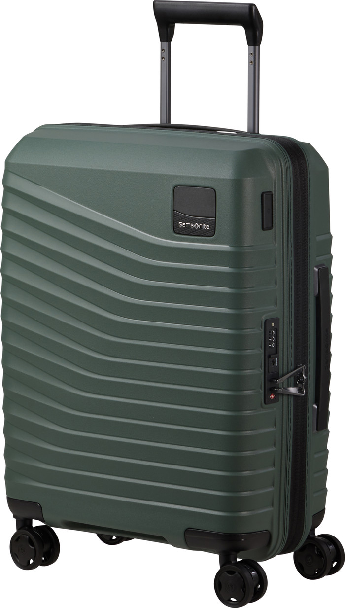 Samsonite Intuo Expandable Spinner 55cm Olive Green front