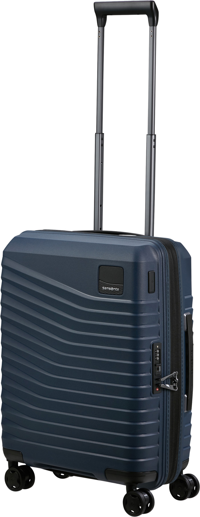 Samsonite Intuo Expandable Spinner 55cm Blue Nights front