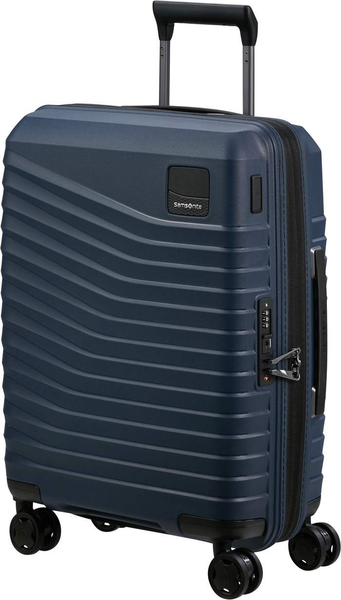 Samsonite Intuo Expandable Spinner 55cm Blue Nights front