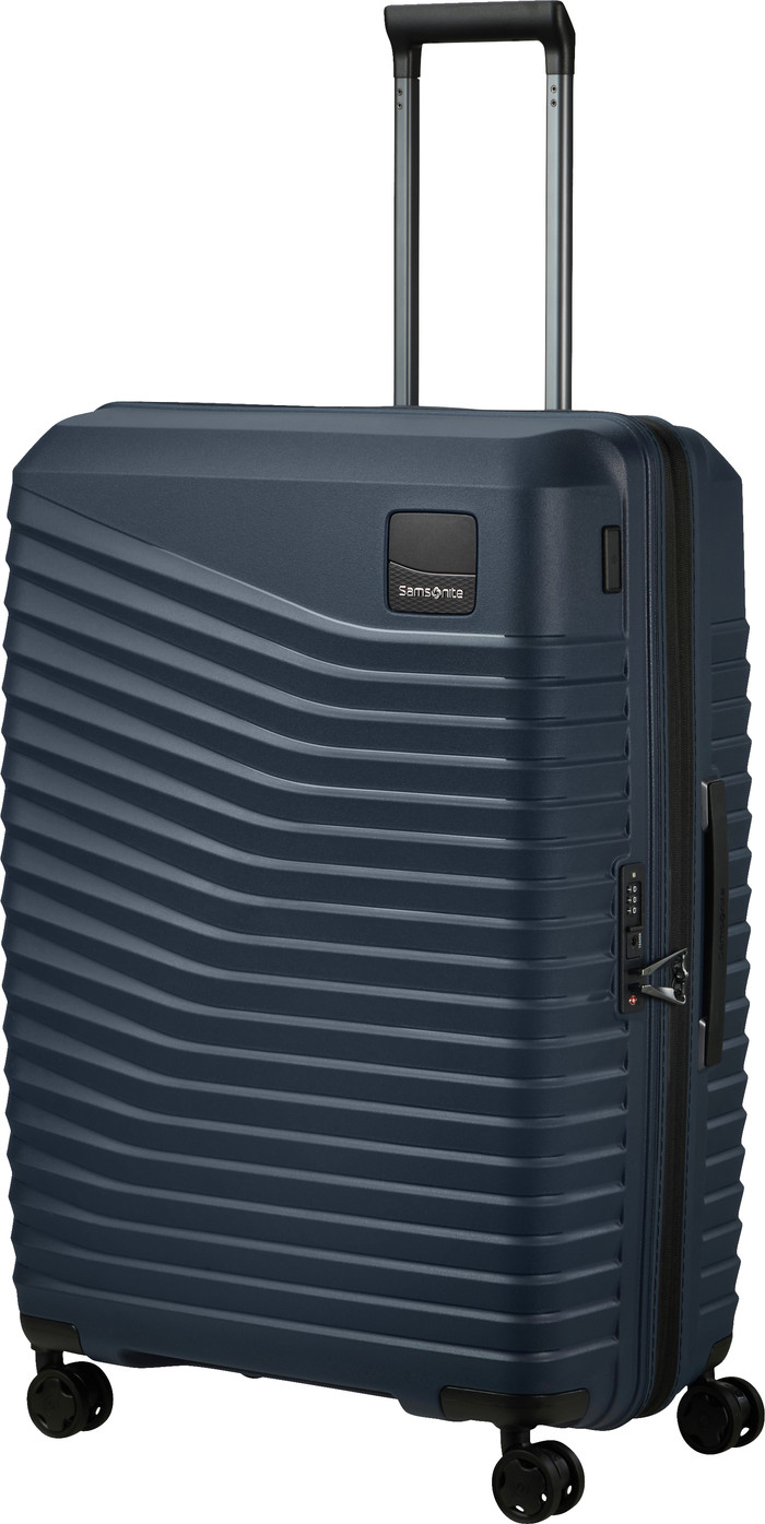 Samsonite Intuo Expandable Spinner 75cm Duo Pack Blue Nights front