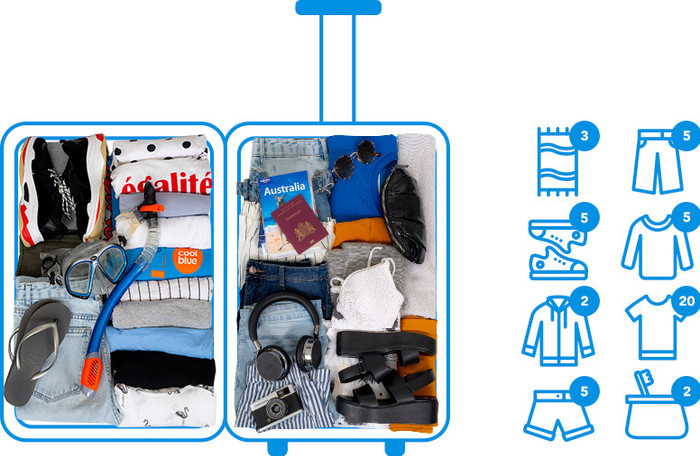 Samsonite Intuo Expandable Spinner 75cm Duo Pack Blue Nights visual Coolblue 1