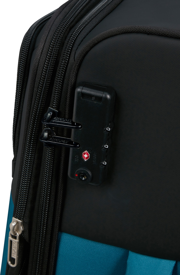 American Tourister Daring Dash Expandable Spinner 77cm Black/Blue detail