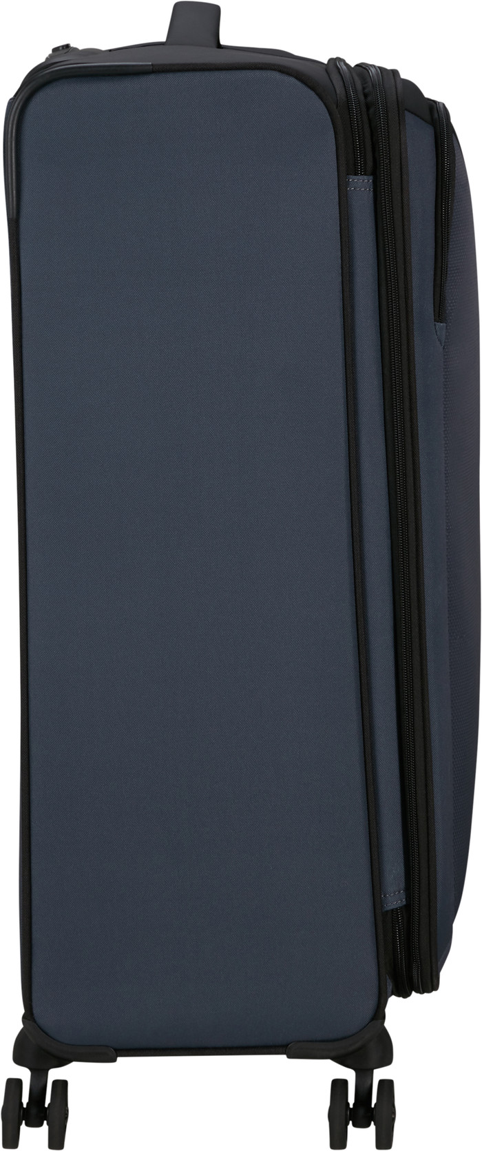 American Tourister Daring Dash Expandable Spinner 77cm Black/Grey left side
