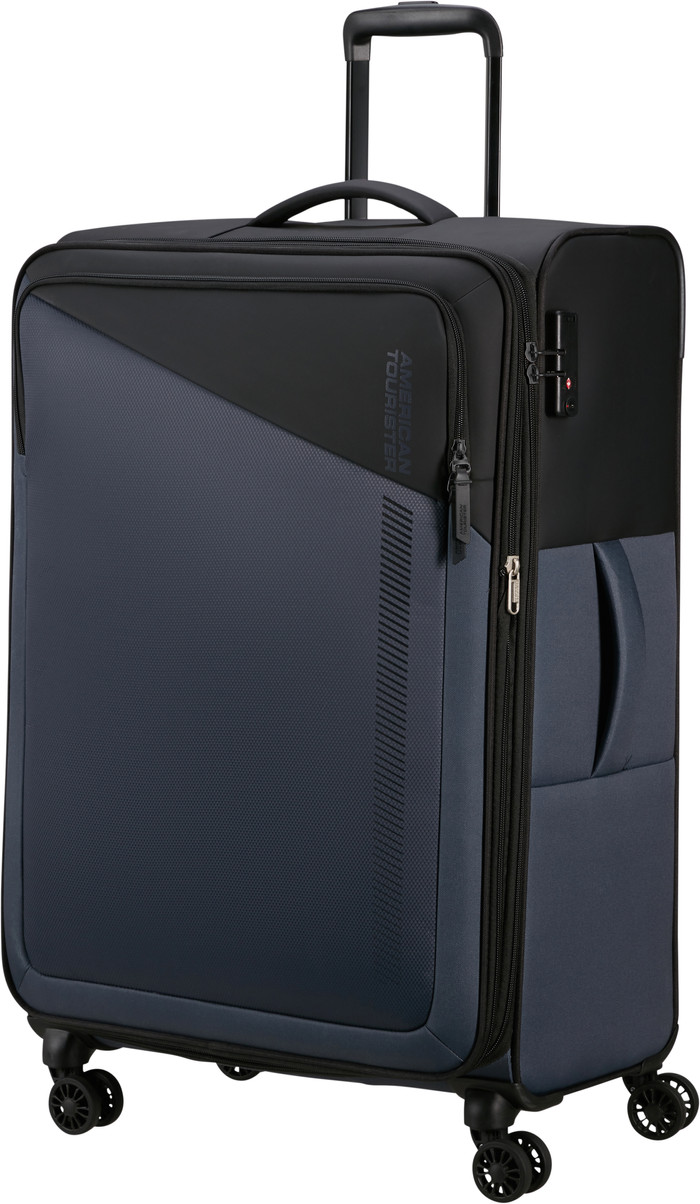 American Tourister Daring Dash Expandable Spinner 77cm Black/Grey front