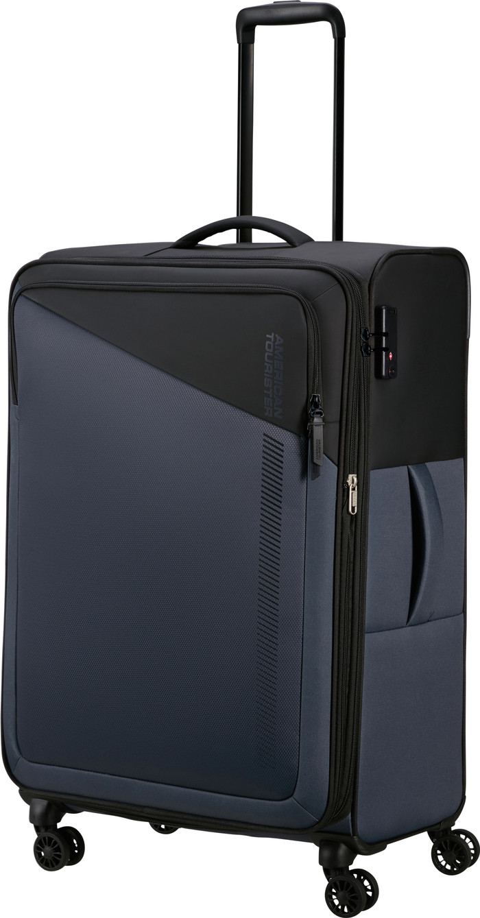 American Tourister Daring Dash Expandable Spinner 77cm Black/Grey front