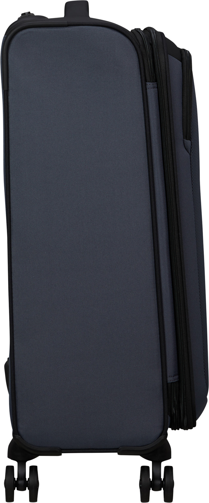 American Tourister Daring Dash Expandable Spinner 66cm Black/Grey left side