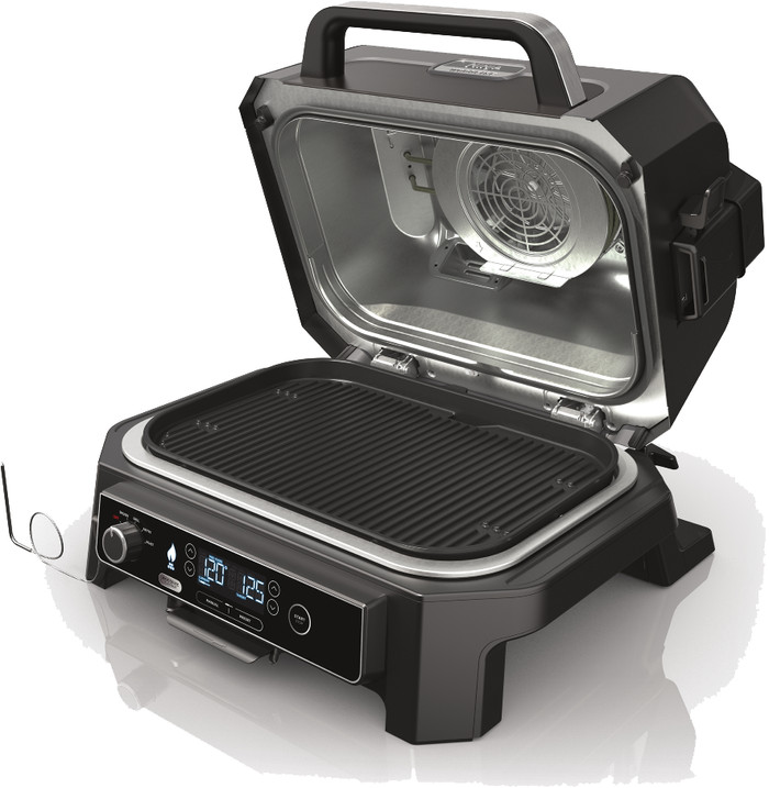 Ninja Woodfire Electric BBQ Grill and Smoker OG850EU right side