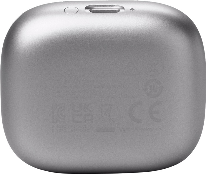 JBL Live Flex 3 Zilver onderkant