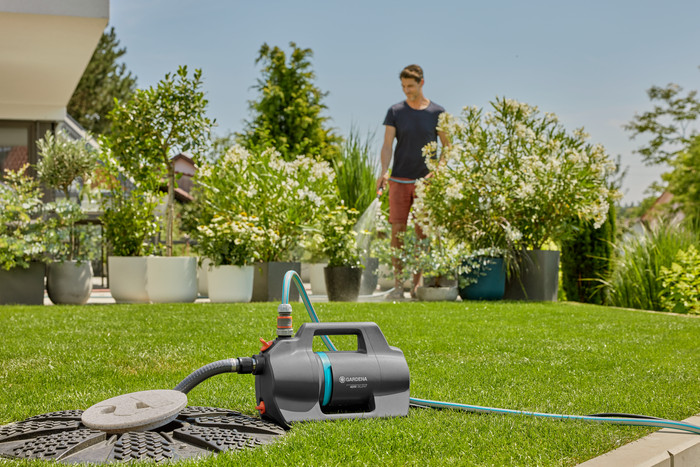 Gardena Besproeiingspomp 4200 Silent product in gebruik