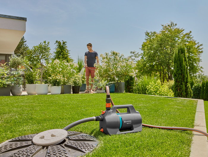 Gardena Besproeiingspomp 4200 Silent product in gebruik