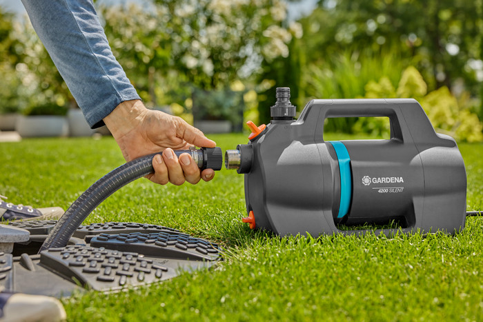 Gardena Besproeiingspomp 4200 Silent product in gebruik
