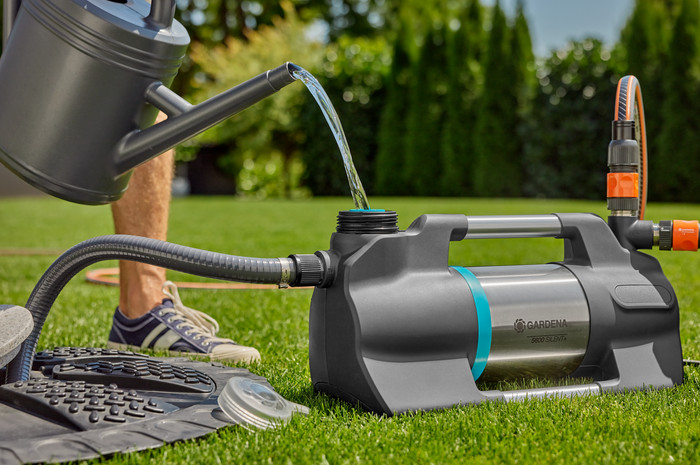 Gardena Besproeiingspomp 5600 Silent+ product in gebruik