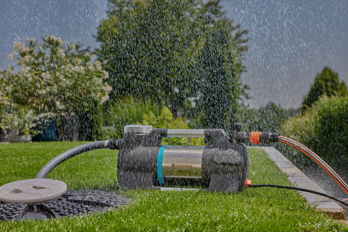 Gardena Besproeiingspomp 5600 Silent+ product in gebruik
