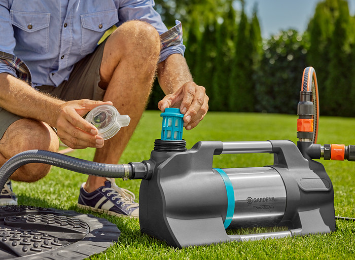 Gardena Besproeiingspomp 5600 Silent+ product in gebruik