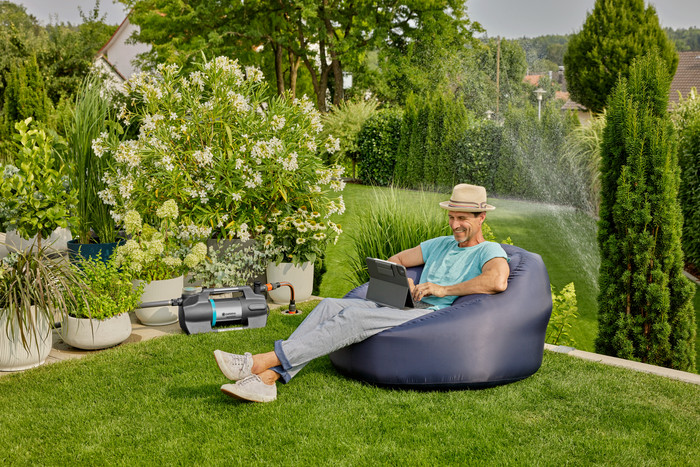 Gardena Besproeiingspomp 5600 Silent+ product in gebruik