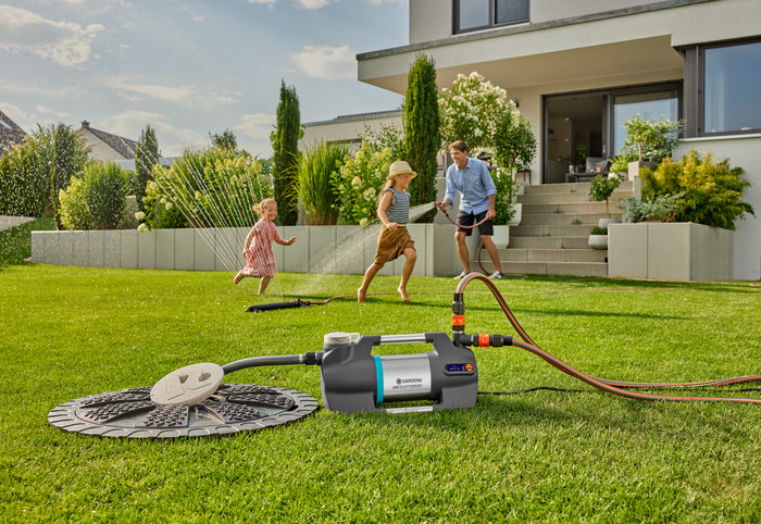 Gardena Besproeiingspomp 6300 SilentComfort product in gebruik