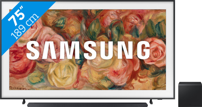 Samsung The Frame 75LS03D (2024) + Samsung HW-S800D Zwart Main Image