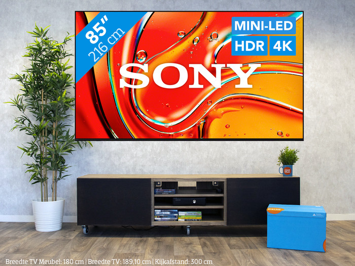 Sony 85'' Bravia 7 4K QLED XR Mini-led (2024) visual Coolblue 1