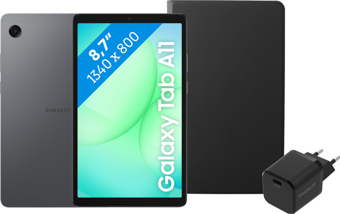 Samsung Galaxy Tab A11 8,7 inch 64GB Wifi + 4G Grijs + Basis Accessoirepakket Main Image