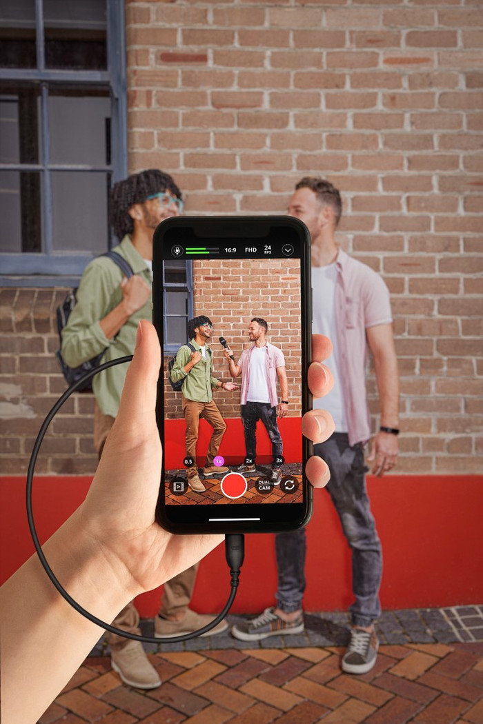 RØDE Interview Pro product in use