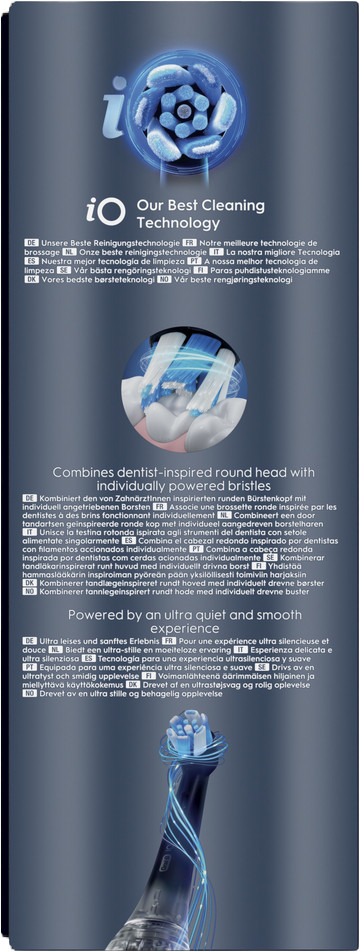 Oral-B iO 9 Safierblauw Luxe Edition verpakking