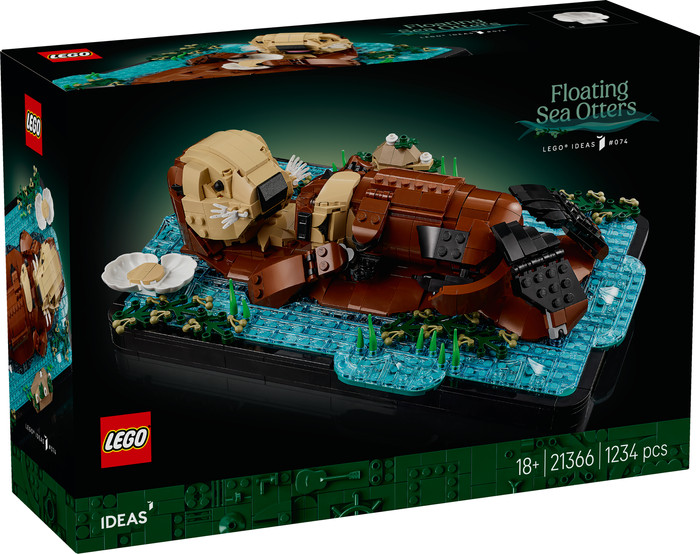 LEGO Ideas Drijvende Otters 21366 verpakking