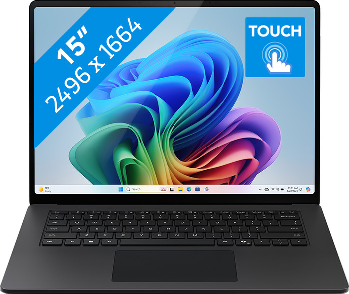 Microsoft Surface Laptop Copilot+ PC 15 Snapdragon X Elite / 16 Go / 512 Go Graphite AZERTY Main Image