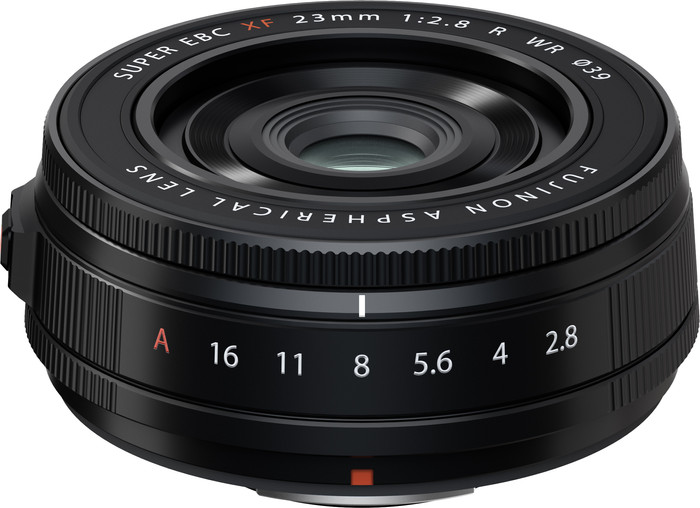 Fujifilm XF 23mm f/2.8 R WR Zwart rechterkant
