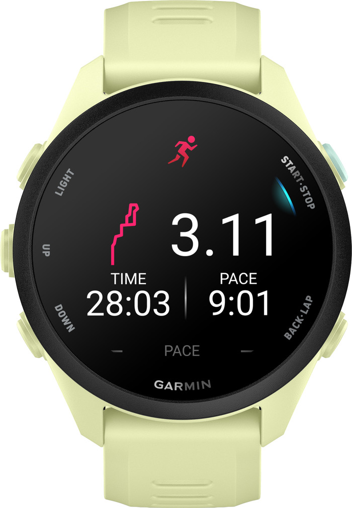 Garmin Forerunner 70 43 mm Geel voorkant