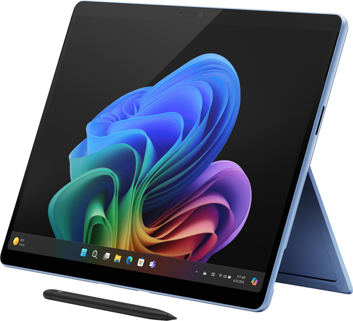 Microsoft Surface Pro 11 Snapdragon X Elite / 16GB / 512GB Sapphire (No PS) rechterkant