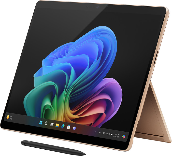 Microsoft Surface Pro Copilot+ PC Snapdragon X Plus / 16GB / 512GB Dune rechterkant