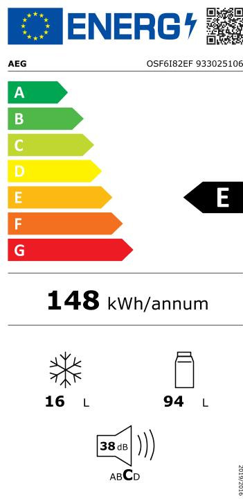 AEG OSF6I82EF energielabel