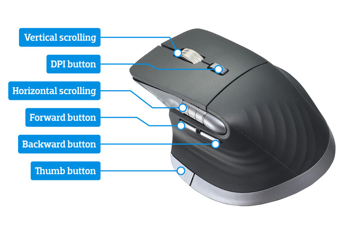 BlueBuilt Maximus Pro Wireless Ergonomic Bluetooth Mouse visual Coolblue 1