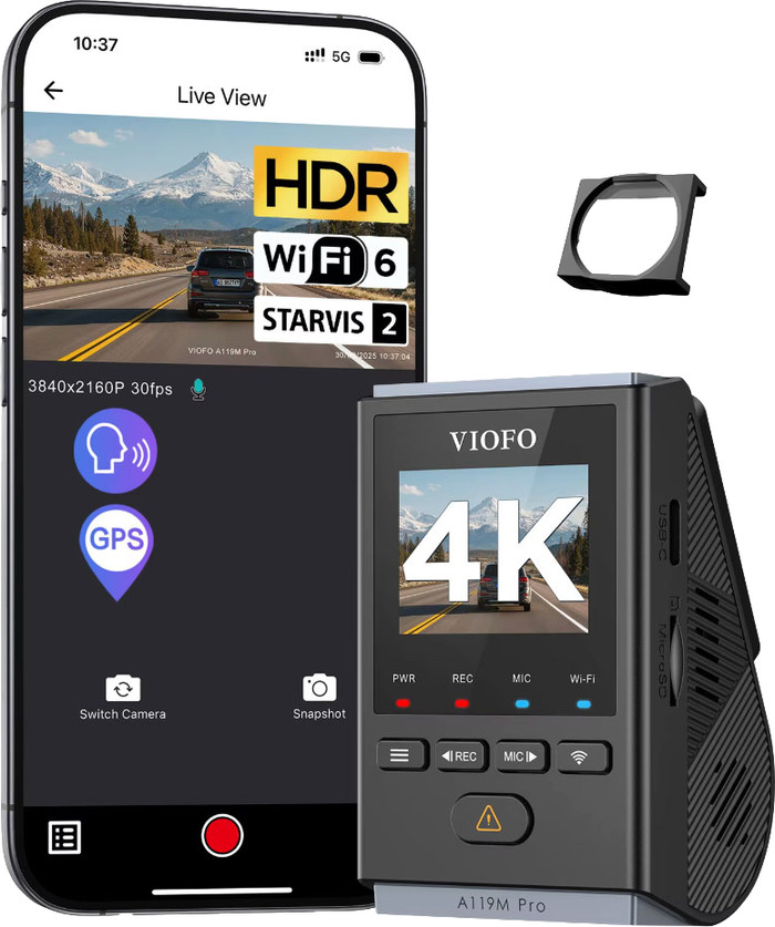 Viofo A119M Pro 4K Wifi GPS visual leverancier