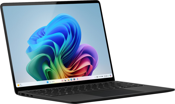 Microsoft Surface Laptop Copilot+ PC 13.8 Snapdragon X Elite / 16GB / 512GB Graphite linkerkant